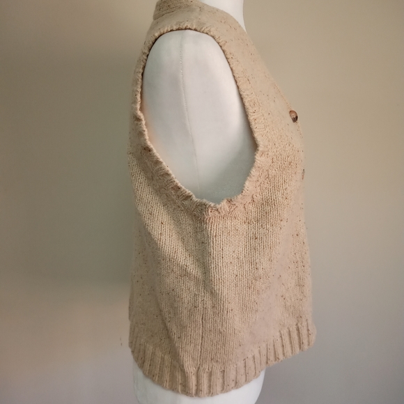 Lambswool Pursuits Ltd. Tan Sweater Vest Grandpa - Picture 6 of 9